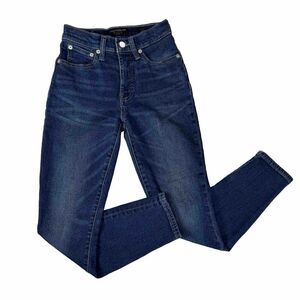 Lucky Brand Bridgette Jeans Women 00 / 24 High Rise Skinny Dark Wash Denim Pants